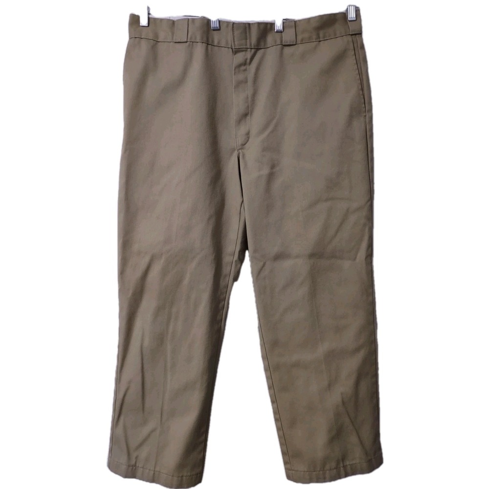 Dickies Work Pants 874 Men's 40 X 29 Pockets Durable Original Fit Work Pants Tan